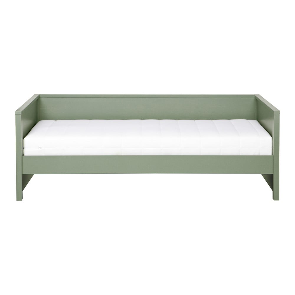 E-shop Zelená posteľ/sofa WOOOD Nikki, 200 × 90 cm