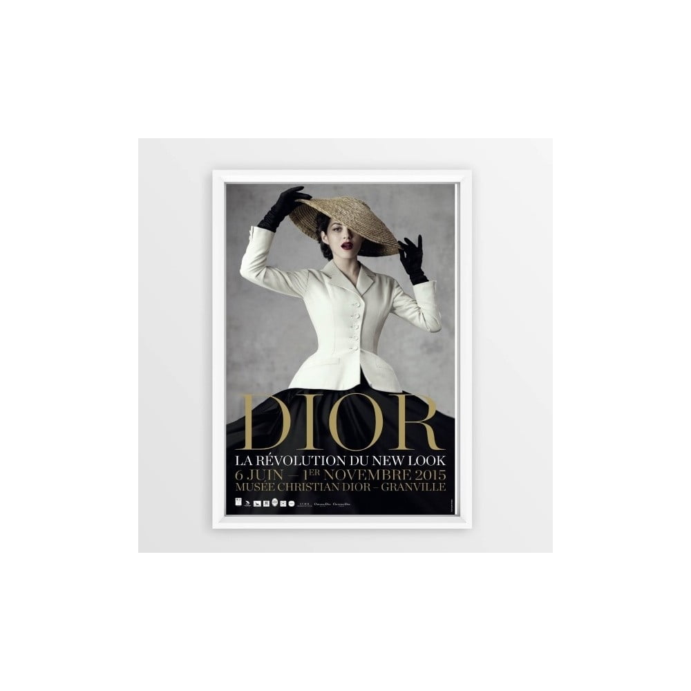 E-shop Nástenný obraz v ráme Piacenza Art Dior With Hat, 23 x 33 cm