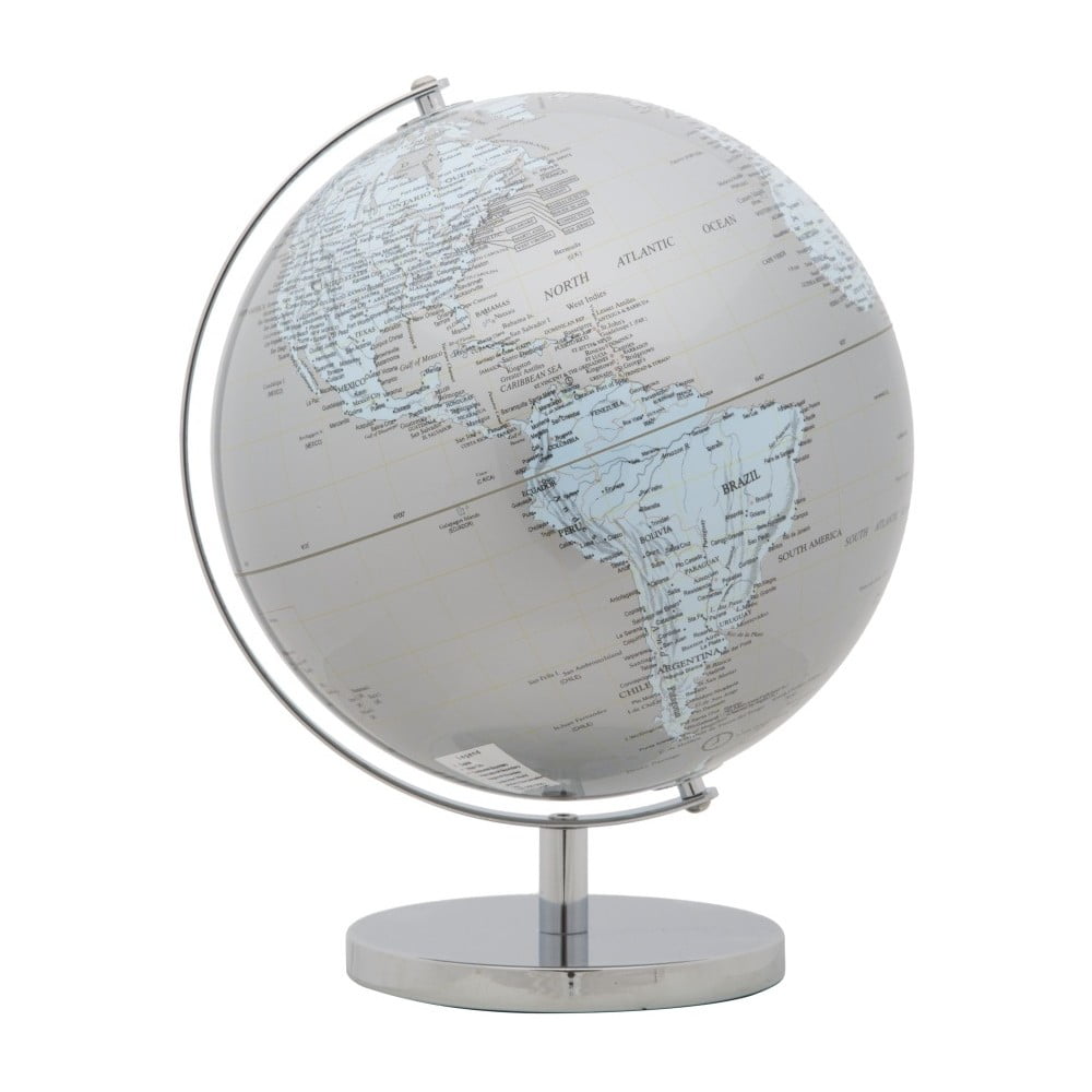 Obrázok Dekoratívny glóbus Mauro Ferretti Mappamondo Silver, ⌀ 25 cm