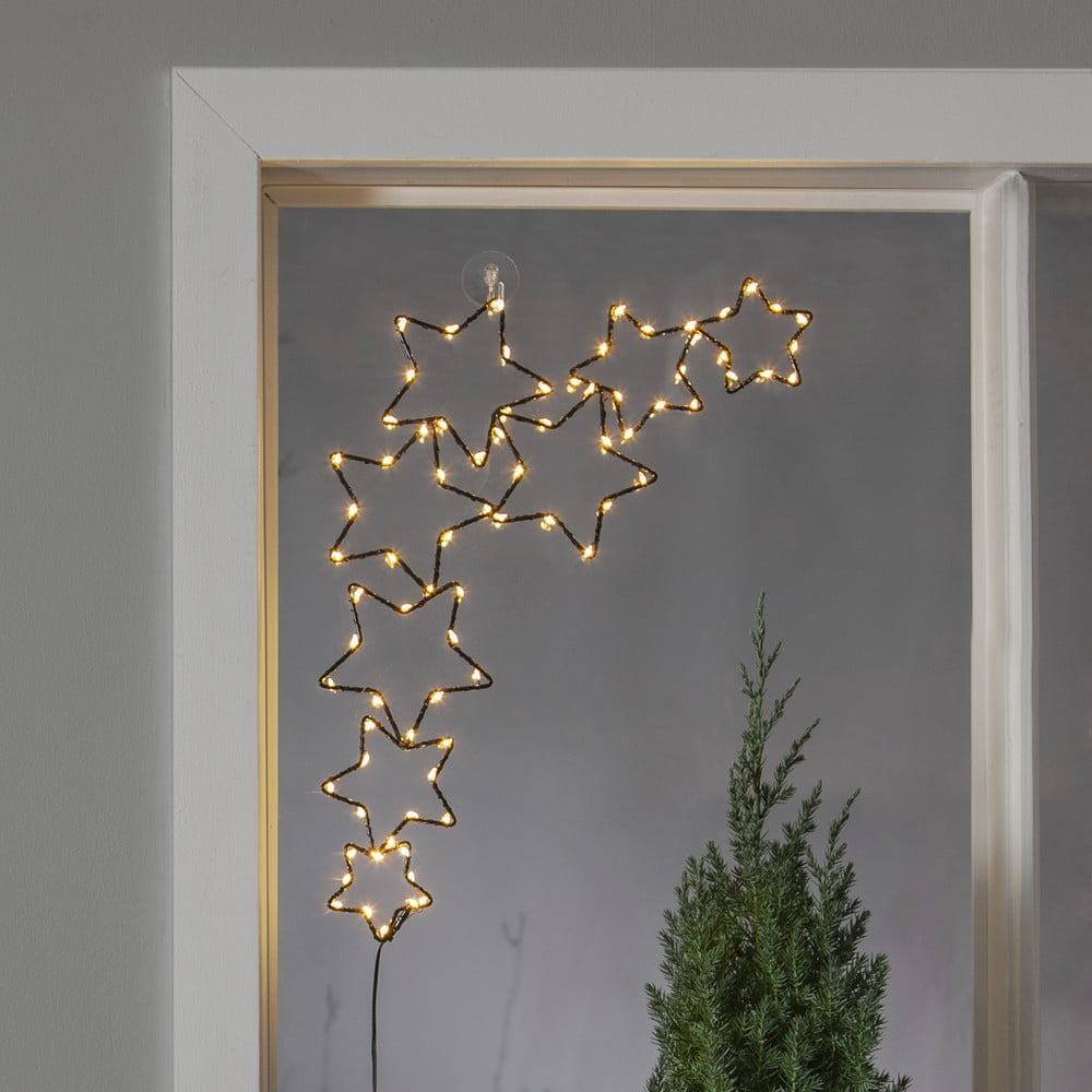 E-shop Čierna vianočná svetelná dekorácia Stella - Star Trading
