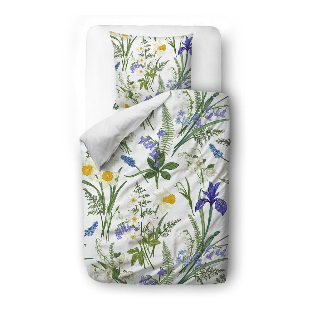 E-shop Bavlnená saténová posteľná bielizeň Butter Kings Narcissus, 135 x 200 cm