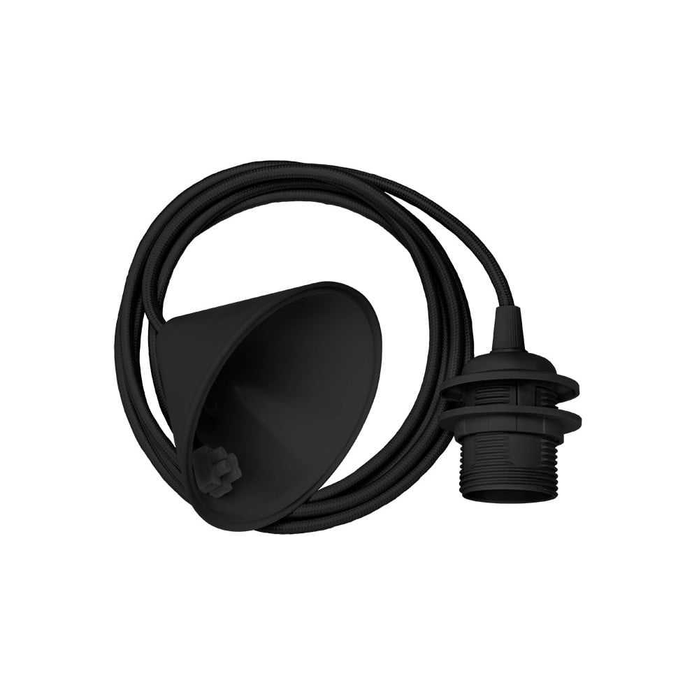 E-shop Čierny závesný kábel k svietidlám UMAGE Cord, dĺžka 210 cm