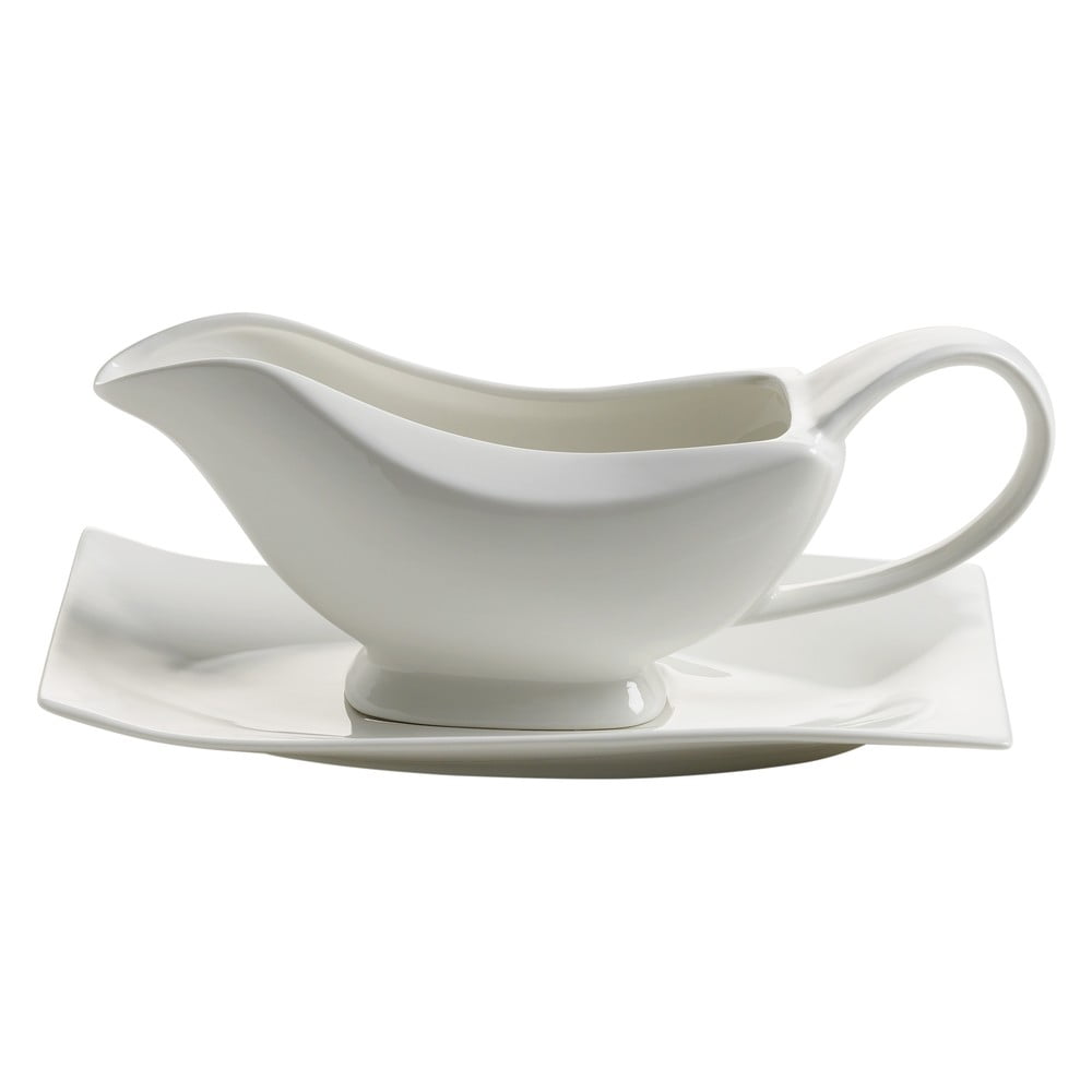 E-shop Biely porcelánový lievik na omáčku Maxwell & Williams Motion, 400 ml