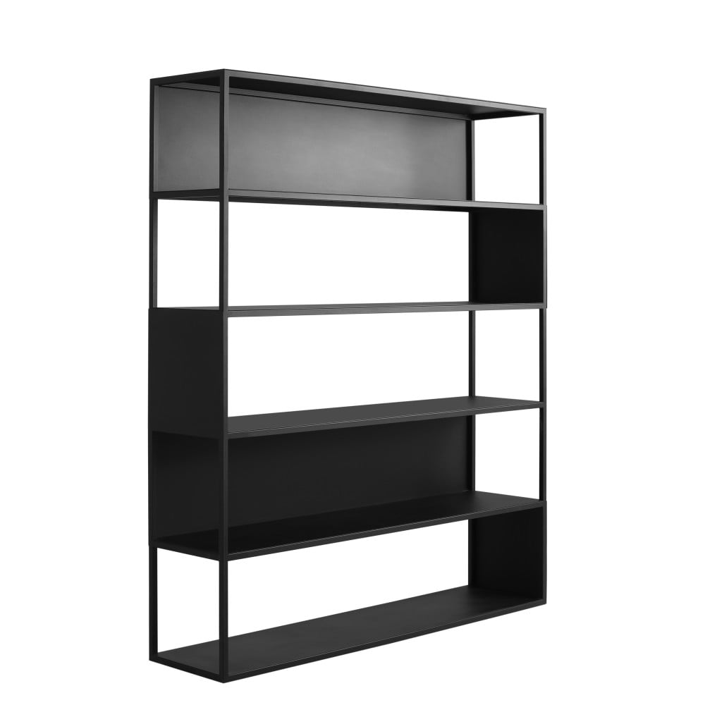 E-shop Čierna knižnica CustomForm Hyller, 150 × 180 cm