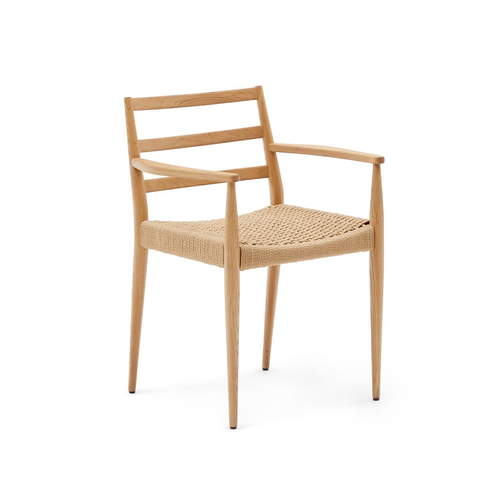 Jedálenské stoličky v súprave 2 ks z dubového dreva v prírodnej farbe Analy – Kave Home
