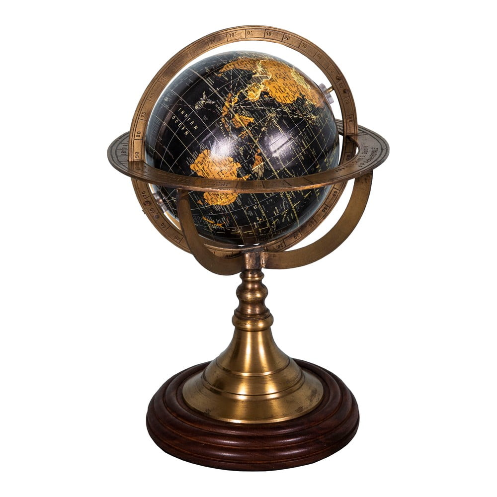 E-shop Dekoratívny glóbus s podstavcom z palisandrového dreva Antic Line Globe, ø 17 cm