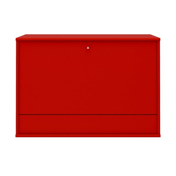 Červená nástenná multifunkčná skrinka Mistral 004