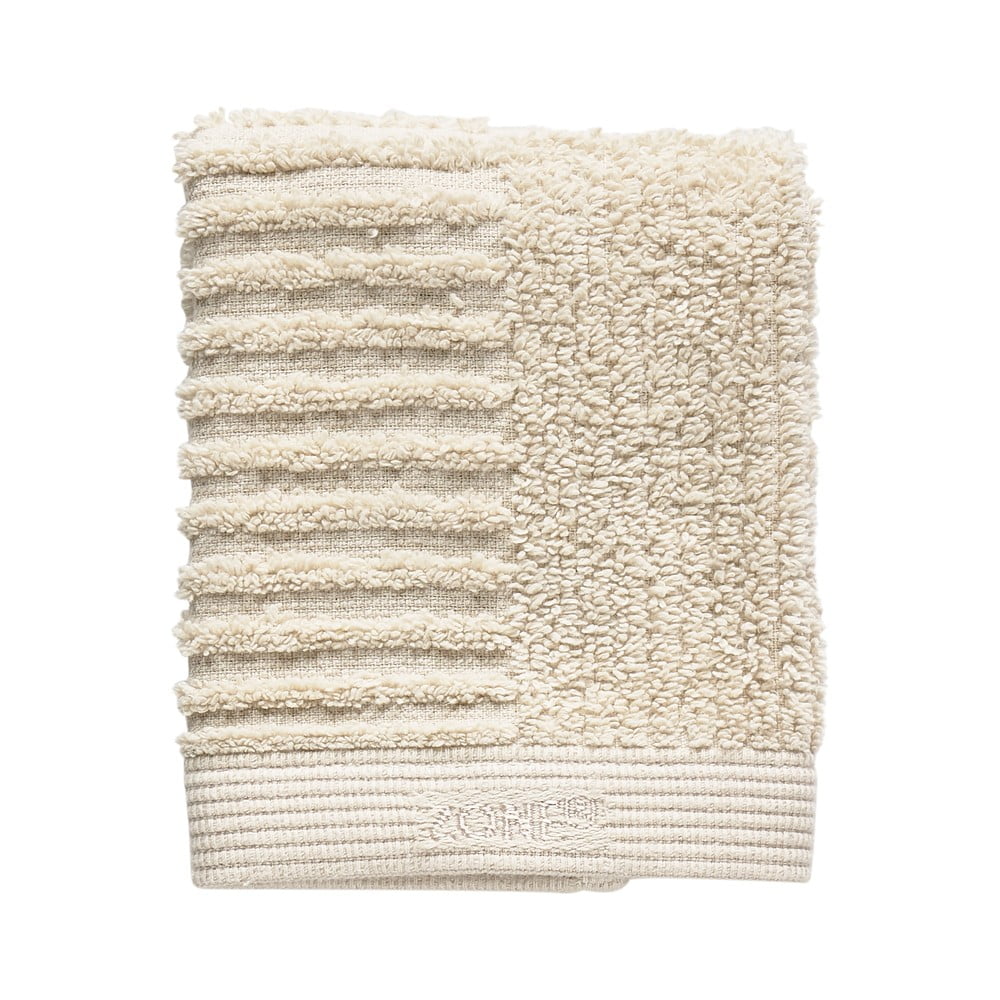 E-shop Béžový bavlnený uterák na tvár Zone Classic, 30 x 30 cm