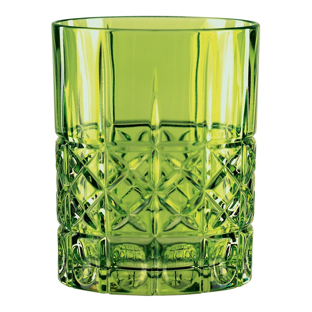 E-shop Zelený pohár na whisky z krištáľového skla Nachtmann Highland Reseda, 345 ml
