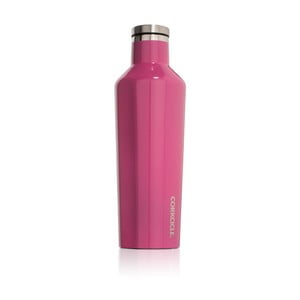 Ružová cestovná termofľaša Corkcicle Canteen, 470 ml