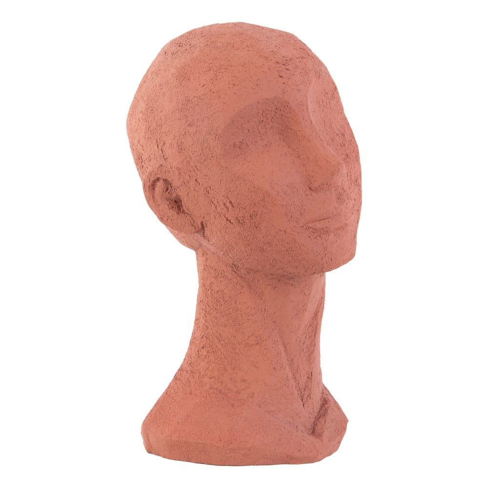 E-shop Terakotovooranžová dekoratívna soška PT LIVING Face Art, výška 28,4 cm