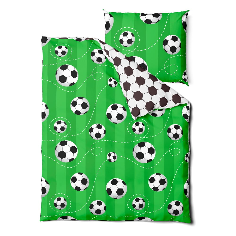 E-shop Detské bavlnené obliečky Bonami Selection Soccer, 140 x 200 cm