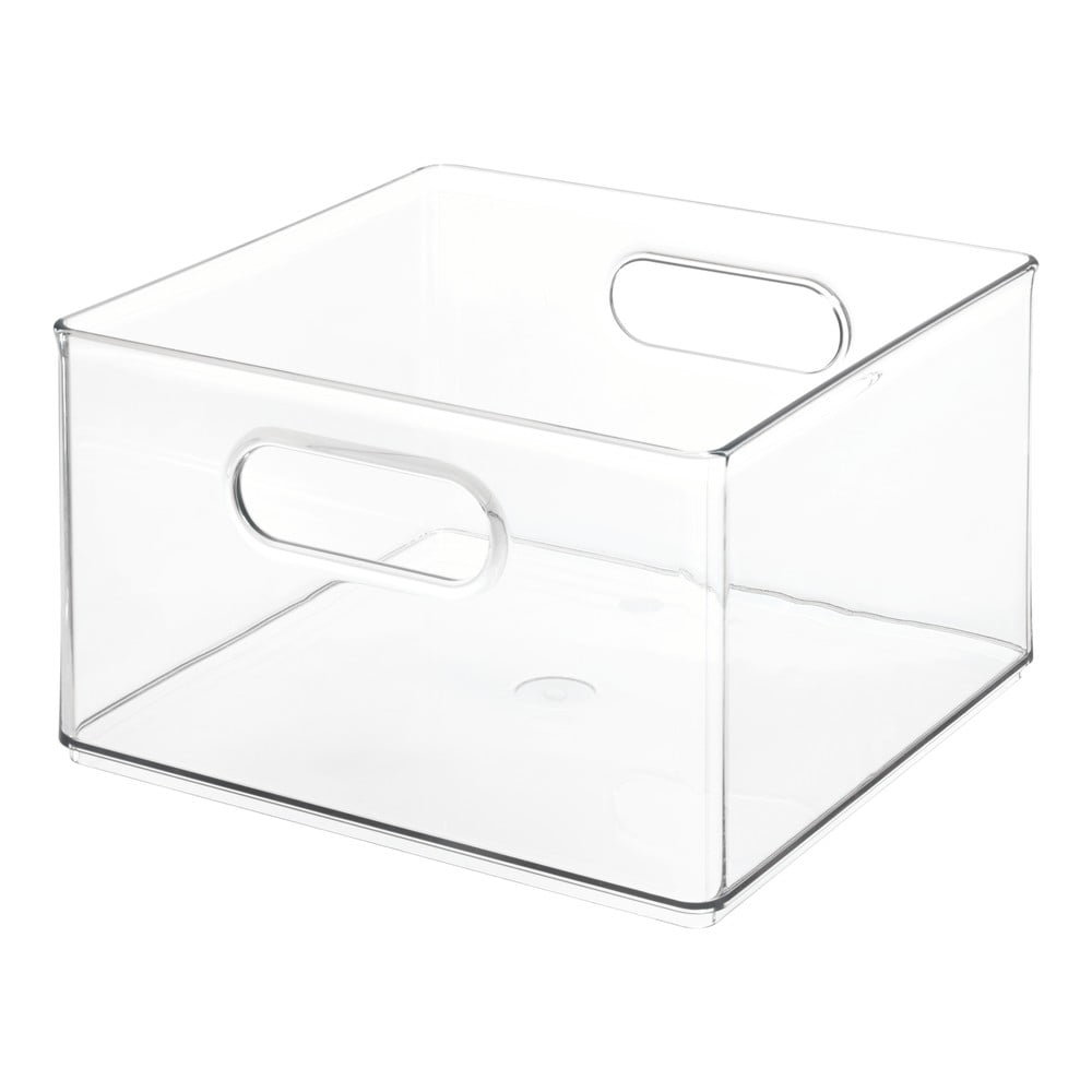E-shop Transparentný úložný box iDesign The Home Edit, 25,4 x 25,3 x 15,4 cm