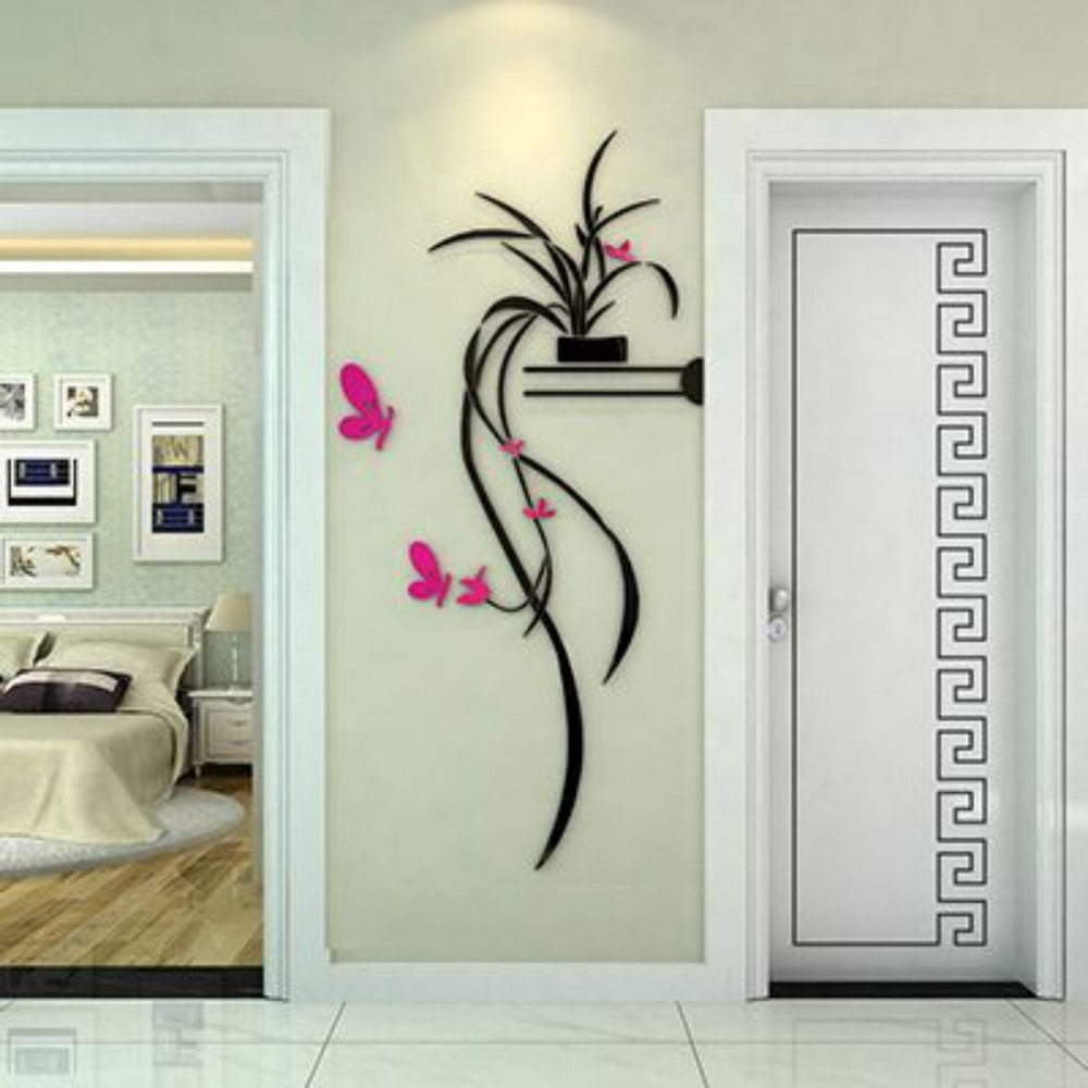 E-shop Dekoratívna nálepka na stenu Home Flower