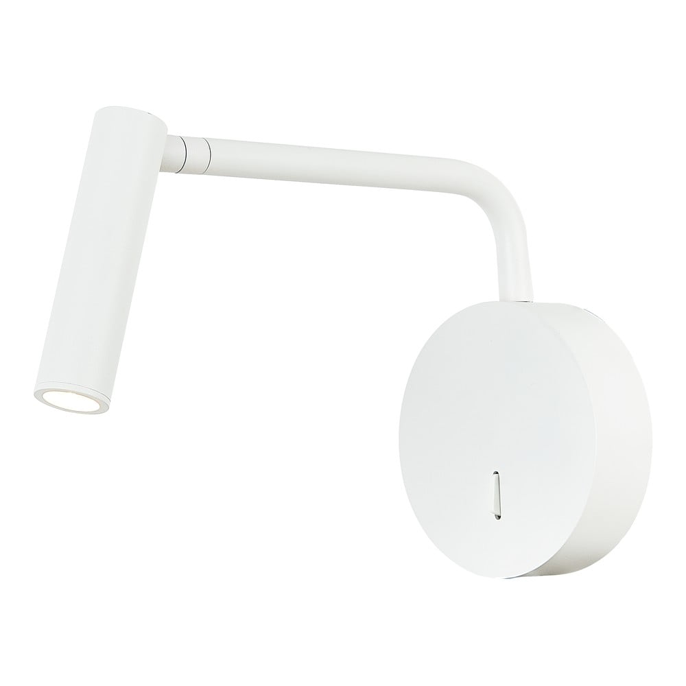 E-shop Biele nástenné svietidlo SULION Alexia, výška 11 cm