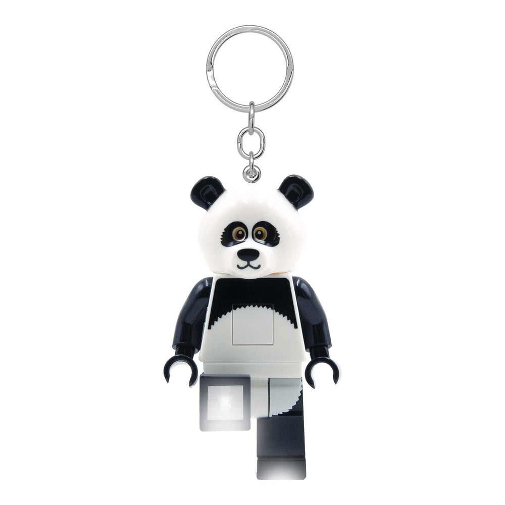 Čiern-obiela kľúčenka so svietidlom Iconic Panda – LEGO®