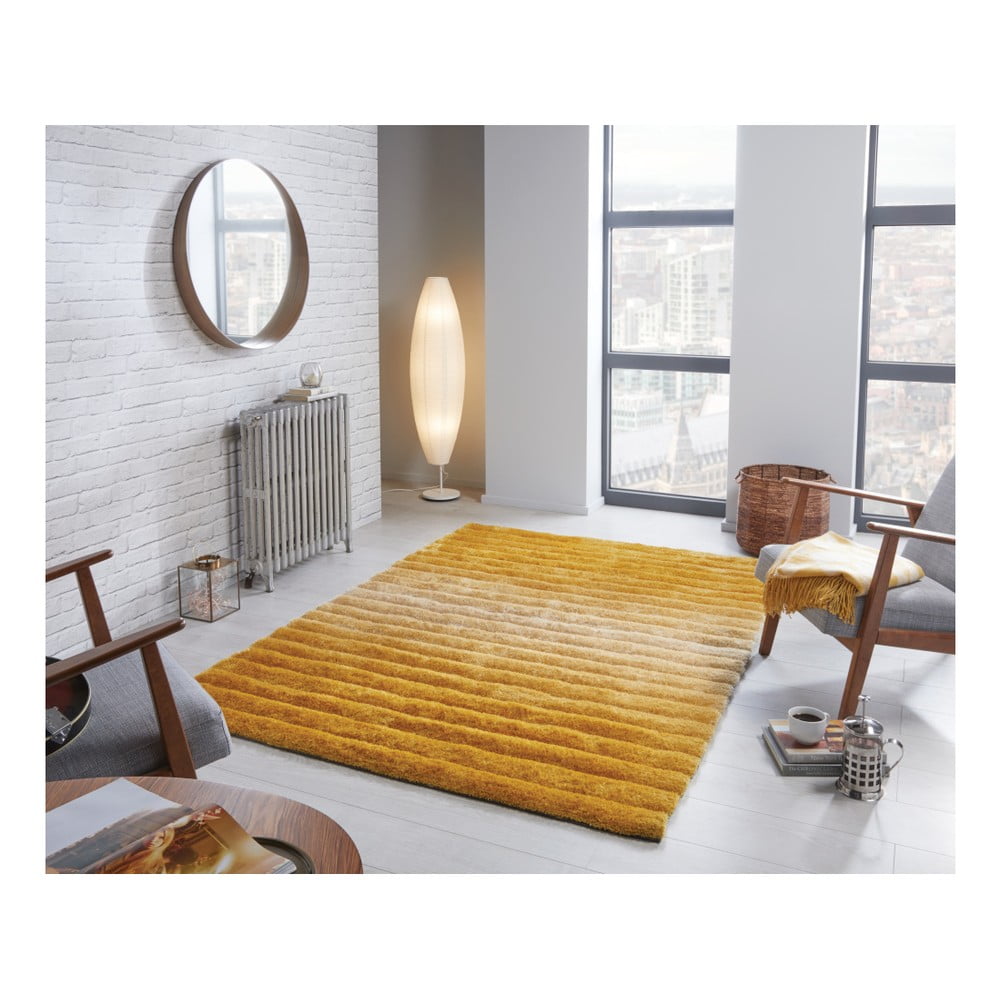 Obrázok Oranžový koberec Flair Rugs Ombre Ochre, 80 × 150 cm