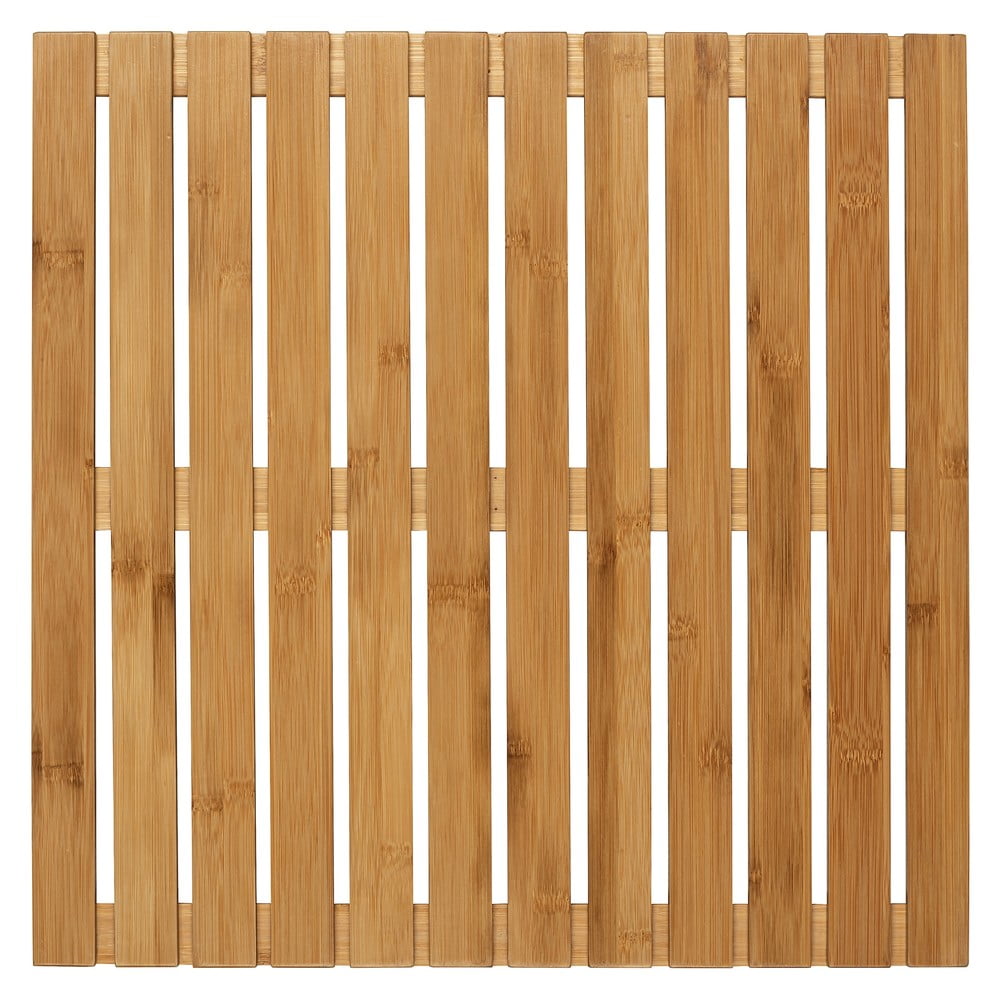 E-shop Bambusová univerzálna podložka Wenko, 50 x 50 cm