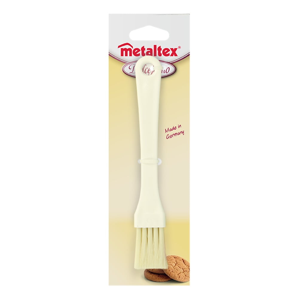 Obrázok Biely plastový štetec na maslo Metaltex Brush, dĺžka 21 cm