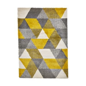 Sivožltý koberec Think Rugs Royal Nomadic Angles, 120 x 170 cm