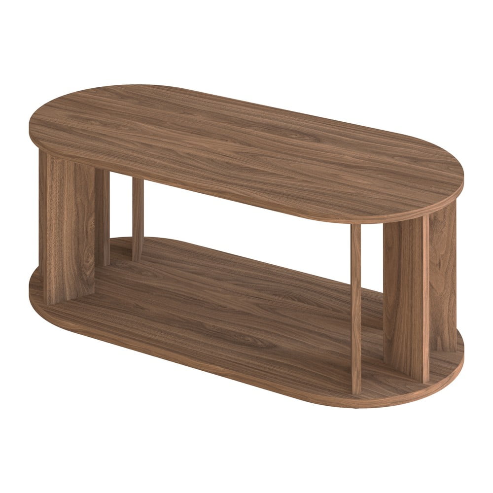 E-shop Konferenčný stolík s doskou v dekore orechového dreva 110x50 cm Nora - TemaHome