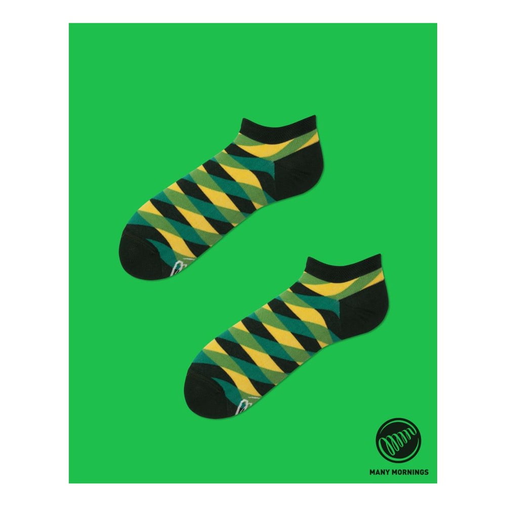 Ponožky Many Mornings Illusions Green Low, veľ. 43/46
