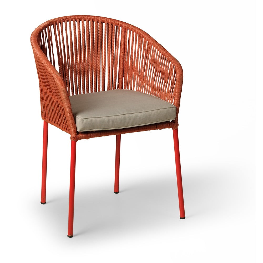 E-shop Súprava 2 červených záhradných stoličiek Bonami Selection Trapani