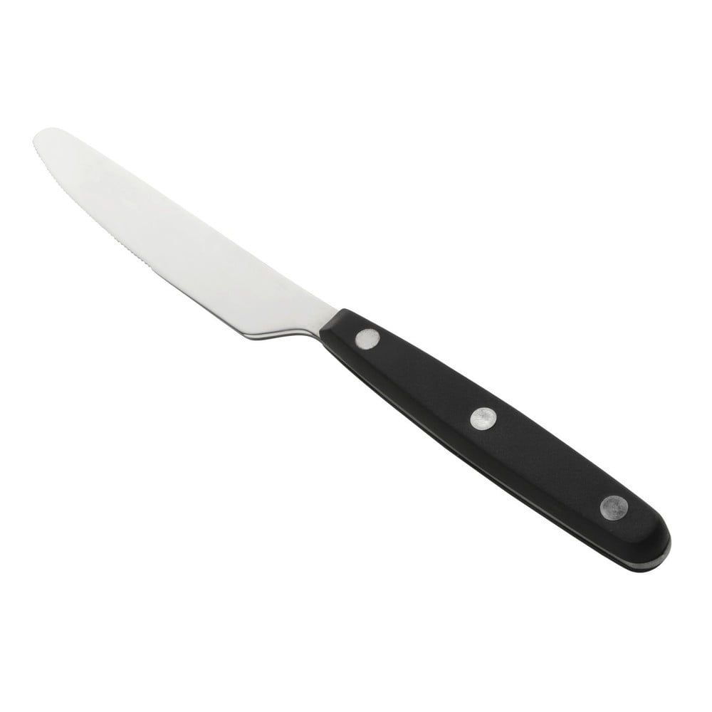 E-shop Nerezový jedálenský nôž s čiernou rukoväťou Nirosta Oslo