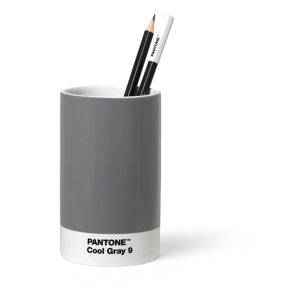 E-shop Sivý keramický stojan na ceruzky Pantone