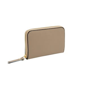 Béžovoružová peňaženka z pravej kože Andrea Cardone Saffiano