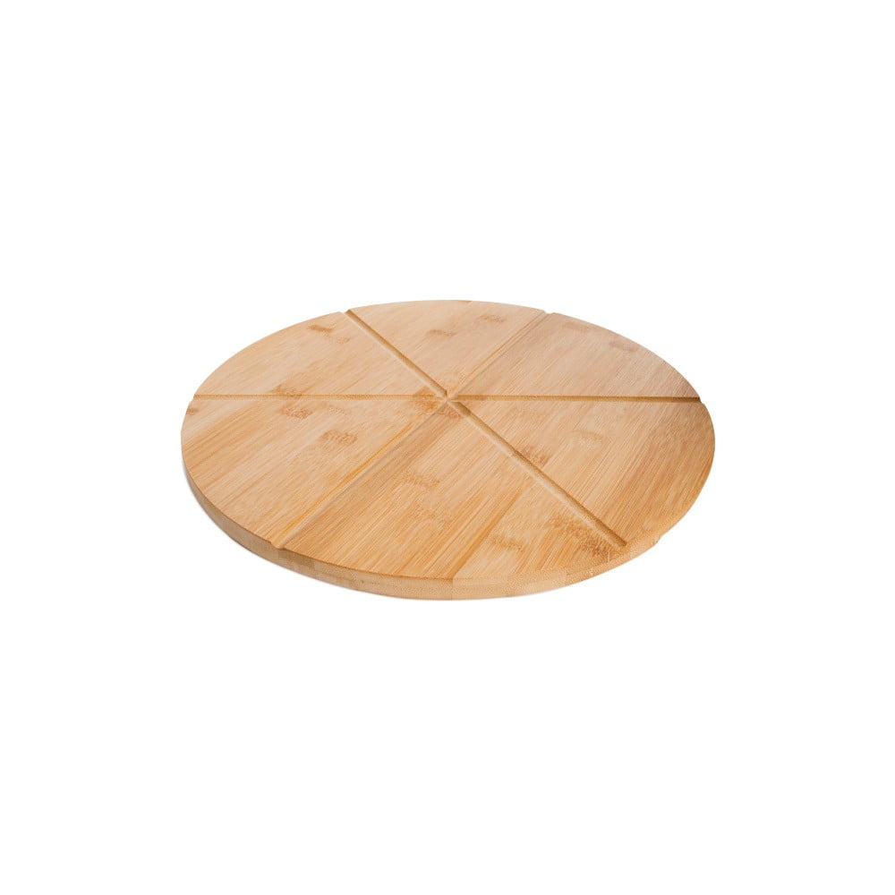 Bambusový podnos na pizzu Bambum Slice, ⌀ 35 cm