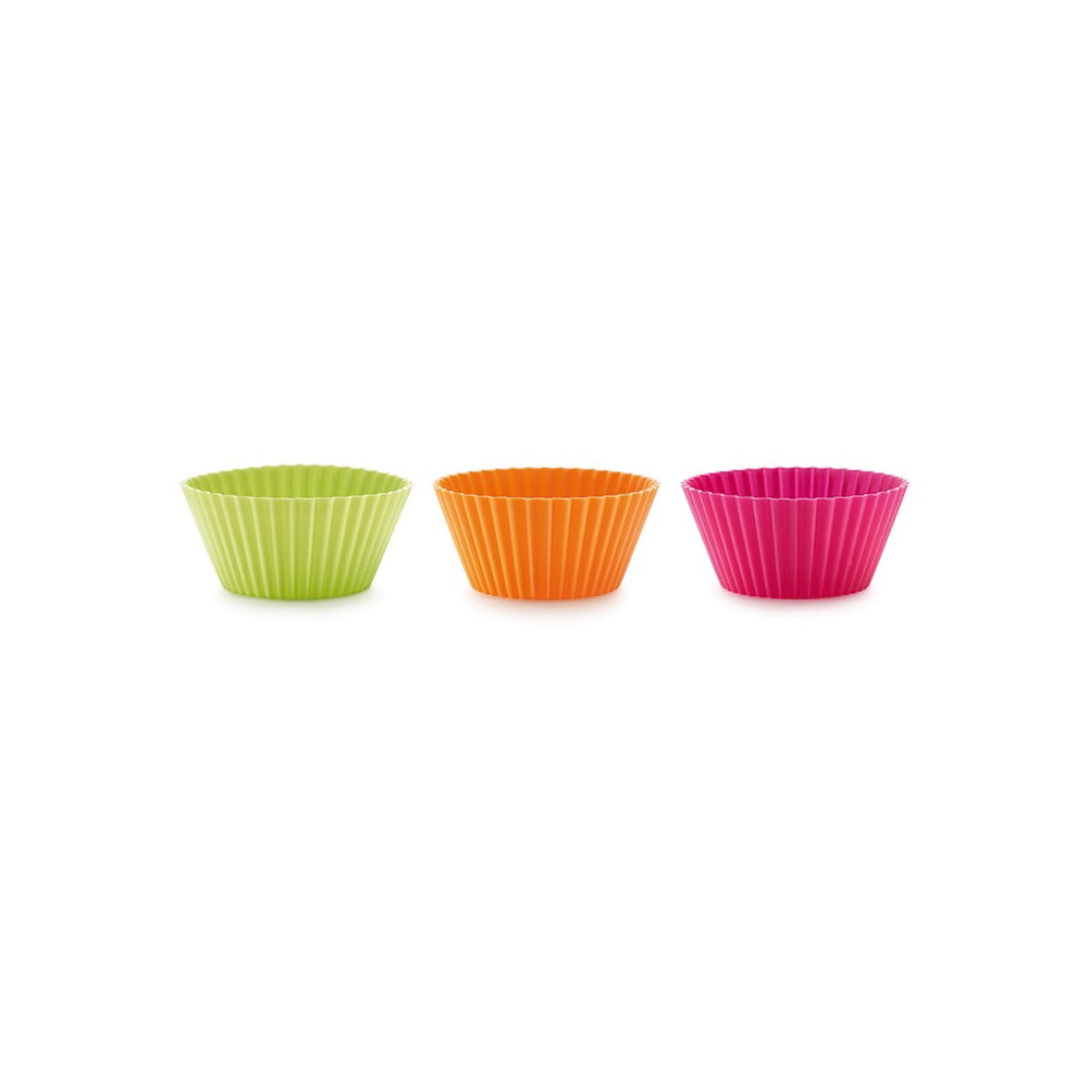 E-shop Súprava 6 farebných silikónových formičiek na muffiny Lékué, ⌀ 7 cm