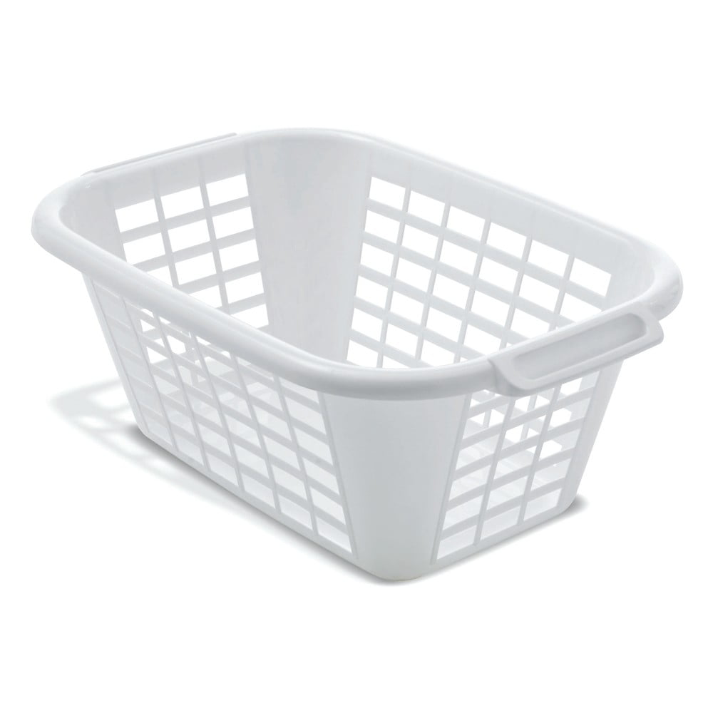 E-shop Biely kôš na bielizeň Addis Rect Laundry Basket, 40 l