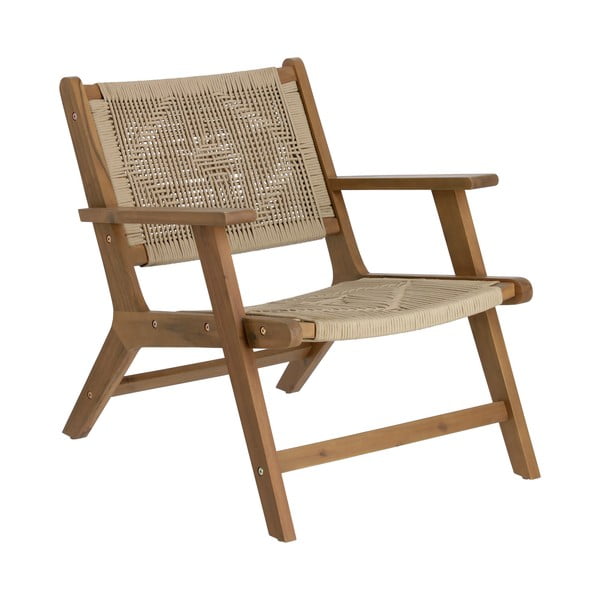 Záhradná skladacia stolička z tmavého akáciového dreva La Forma Geralda