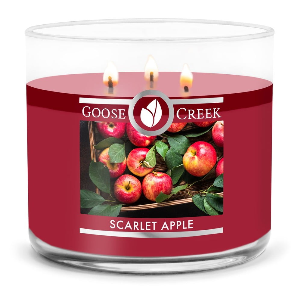 E-shop Vonná sviečka Goose Creek Scarlet Apple, doba horenia 35 h