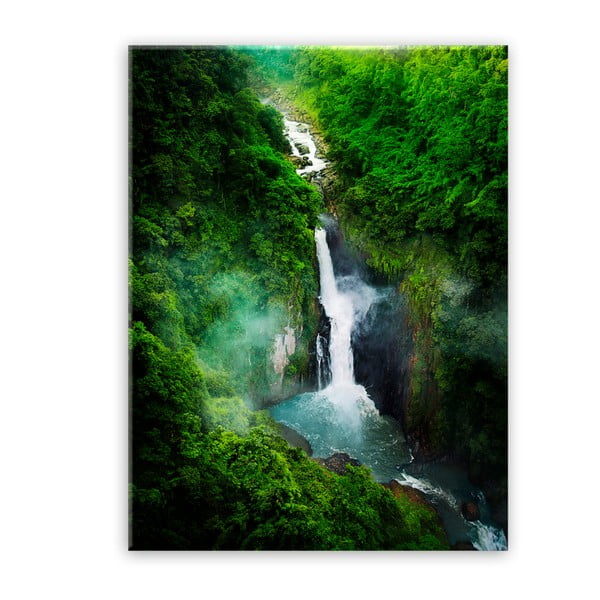 Obraz Styler Glasspik Views Waterfall, 70 × 100 cm