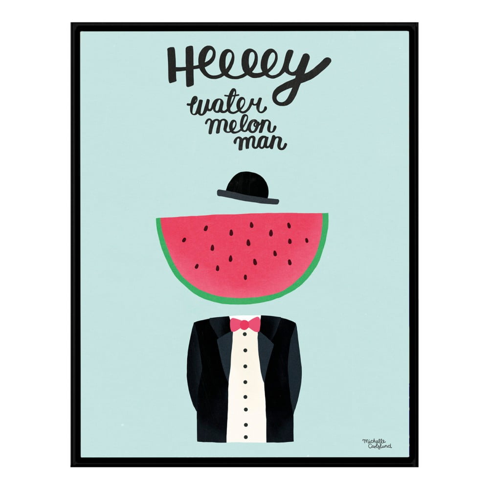 Plagát Michelle Carlslund Water Melon Man, 30 x 40 cm