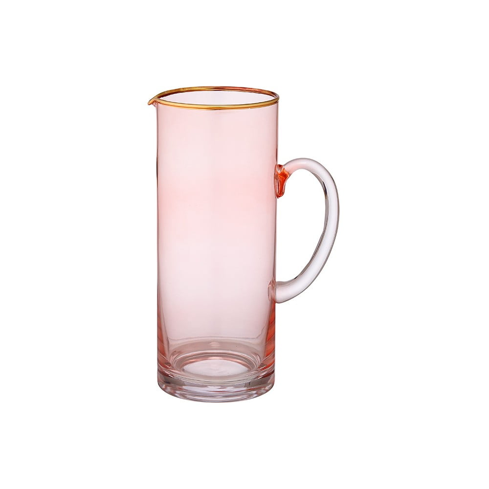 Ružový sklenený džbán Ladelle Chloe, 1,65 l