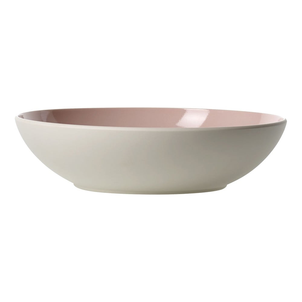 Obrázok Bielo-ružová porcelánová servírovacia miska Villeroy & Boch Uni, ⌀ 26 cm