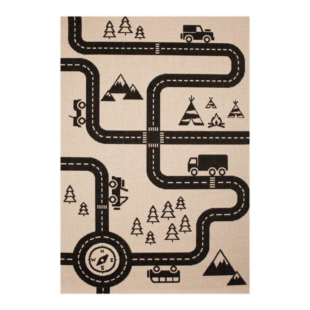 E-shop Detský koberec Zala Living Road Map Charly, 120 × 170 cm