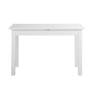 Biely rozkladací jedálenský stôl Intertrade Coburg, 70 × 120 cm