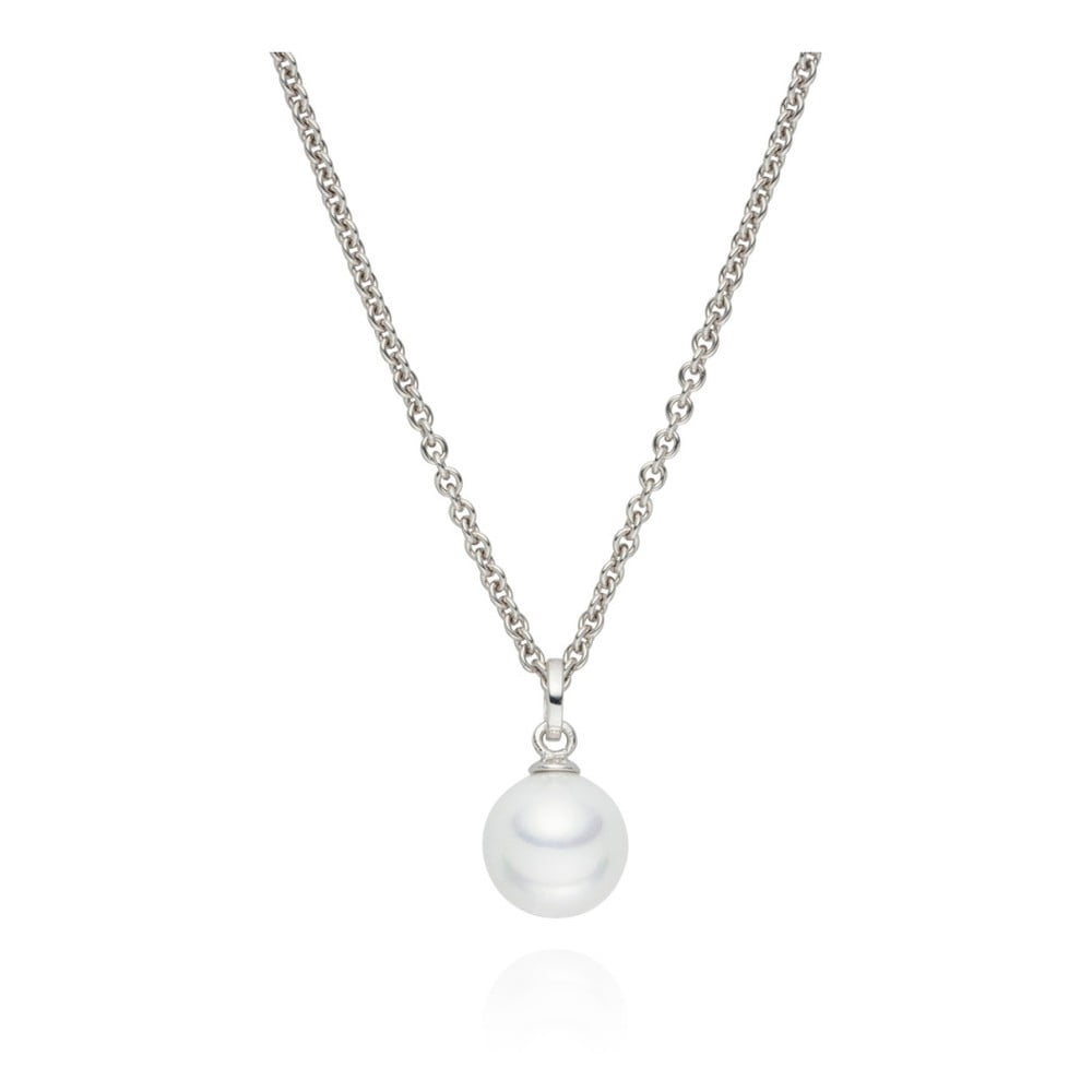 Biely náhrdelník s perlovým príveskom Pearls Of London Nova Pearls Kirké