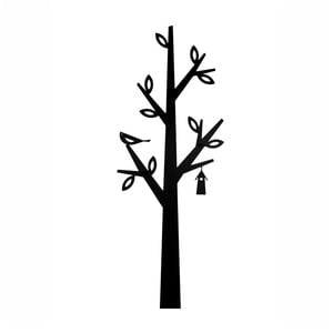 Čierny kovový vešiak Nørdifra Tree