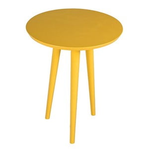 Žltý príručný stolík Durbas Style Tweet