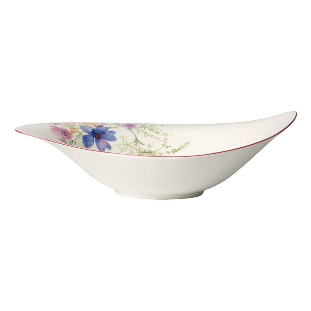 E-shop Biela porcelánová šalátová misa s motívom kvetín Villeroy & Boch Mariefleur Serve, 1,15 l