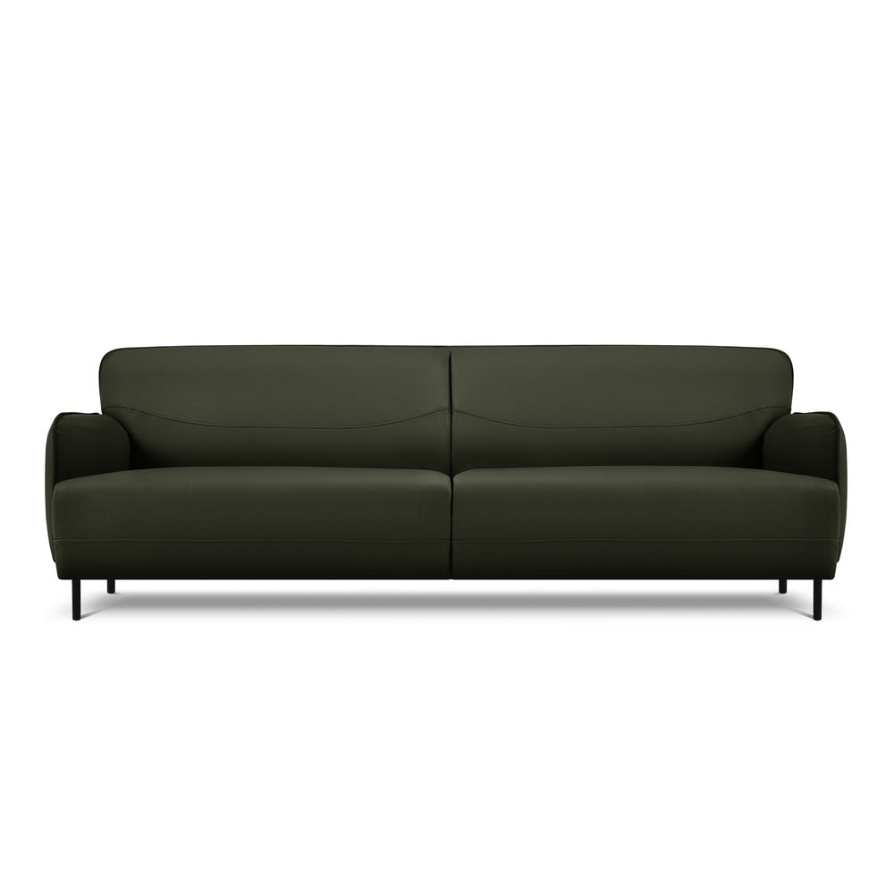 E-shop Zelená kožená pohovka Windsor & Co Sofas Neso, 235 x 90 cm