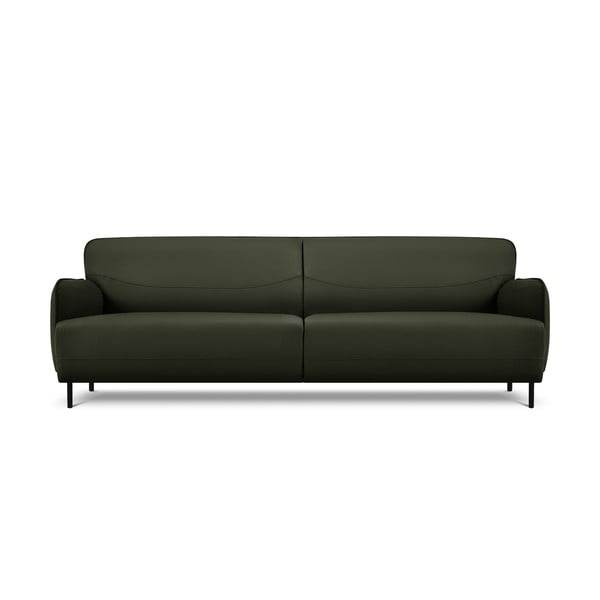 Zelená kožená pohovka Windsor & Co Sofas Neso, 235 x 90 cm