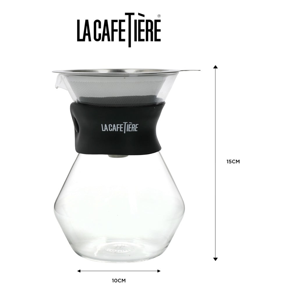 E-shop Karafa z borosilikátového skla s filtrom z nerezovej ocele 0.4 l La Cafetiere - Kitchen Craft