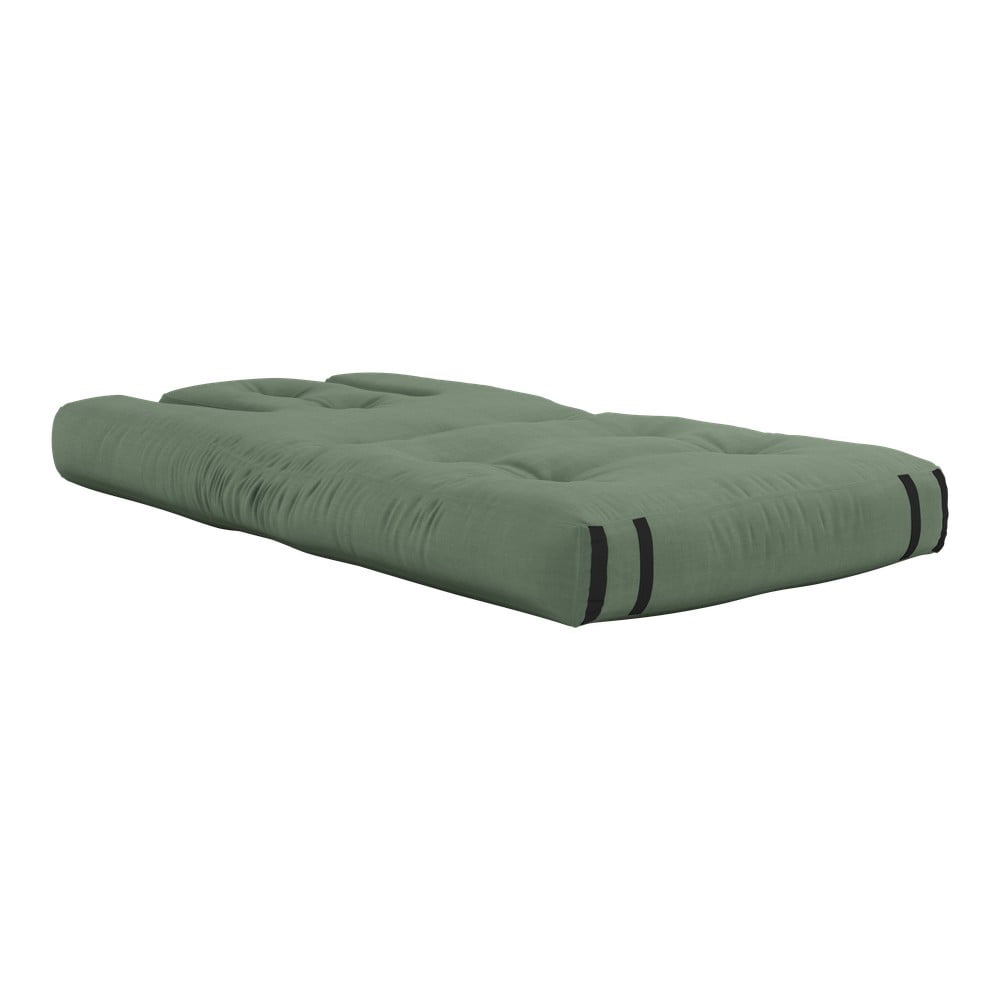 Rozkladacie kreslo so zeleným poťahom Karup Design Hippo Olive Green