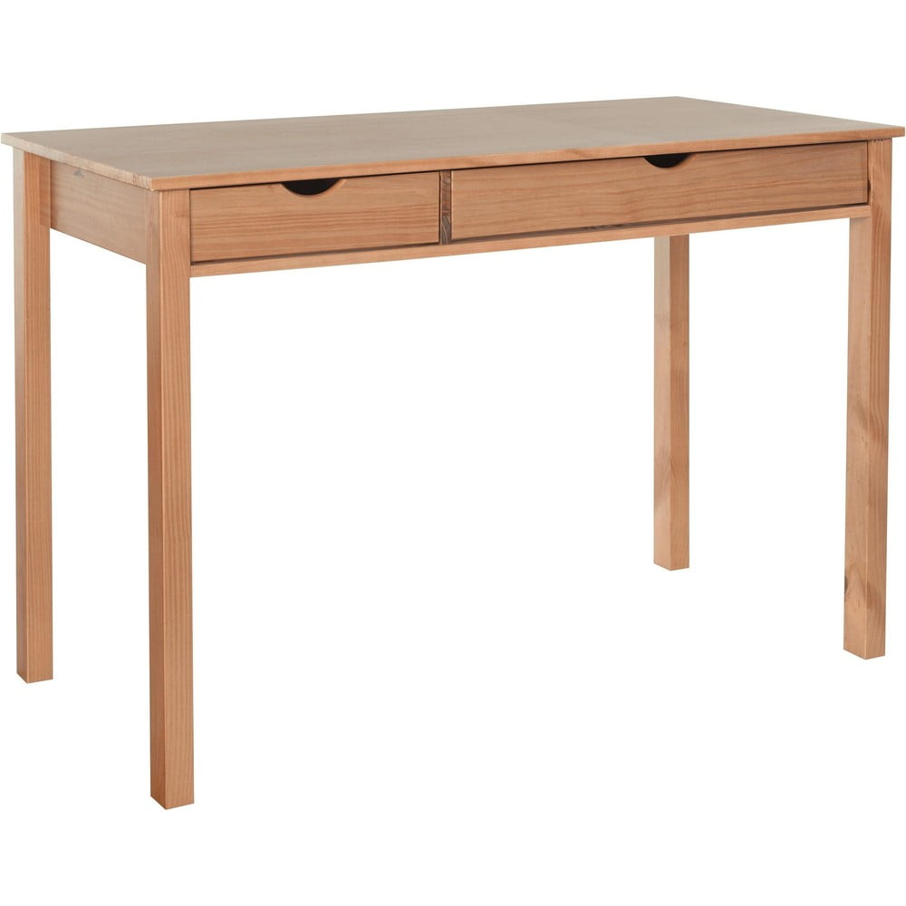 E-shop Pracovný stôl z borovicového dreva Støraa Gava, dĺžka 100 cm